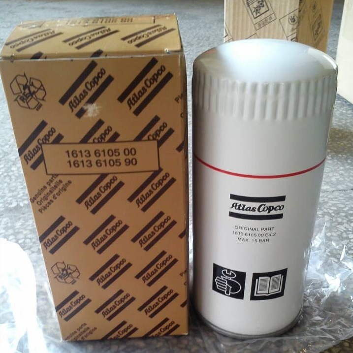 Replace Atlas screw air compressor oil filter 1613610500