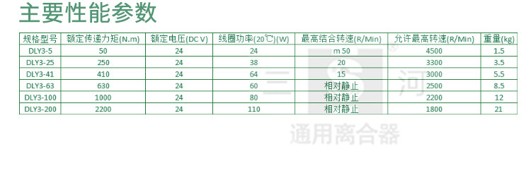 Сцепление dly3牙嵌式电磁离合器dly3-10a三河市通用离合器 代替日本三木546 Three rivers