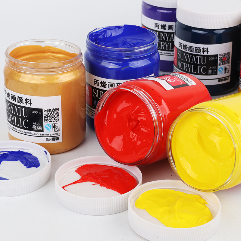300ml propylene paint wall painted without color propylene painting clothes shoes color painted stone painting special paint single jar