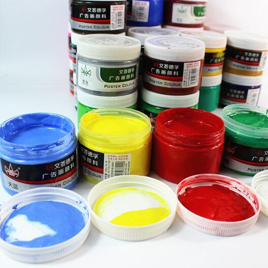 New Xinhui Defloating Water Powder Paint 100 Ml Bottled Canned Paint Water Powder Painting Paint Students Practice Paint