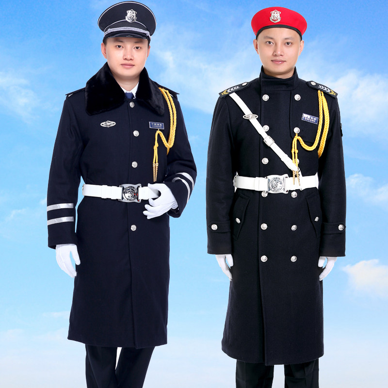 Security Son Coat Wind Clothes Work Suit Men's Winter Clothing Cotton Clothing Image Posts Anti-Winter Thickened Cotton Clothes