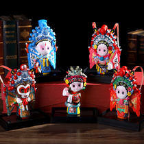 Chinese style Peking Opera face character decoration doll doll Foreign affairs business meeting special gifts for foreigners