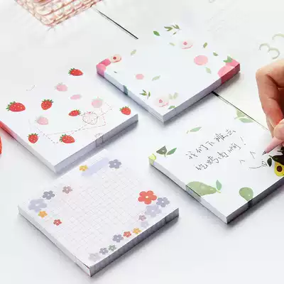 Hyuna Xiaohua Net Red Post-it notes students use creative cute cartoon girl Korean ins learning convenience stickers