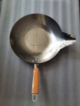  Induction cooker special rock sugar gourd special flat bottom stainless steel steel pot Big mouth sugar gourd pot diameter 34cm