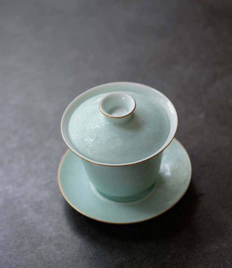 Offered home - cooked manual pick flowers at flavour multicolor lotus three tureen jingdezhen ceramic tea set tea bowl cups