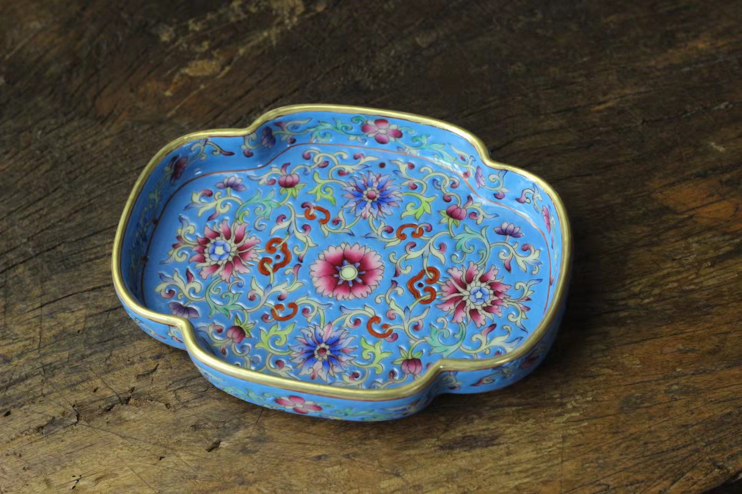 Offered home - cooked ju long up controller colored enamel haitang washed jingdezhen famille rose porcelain tea furnishing articles by hand