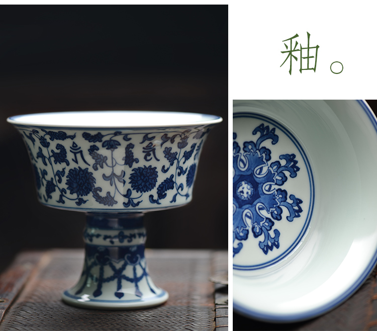 Offered home - cooked at flavour hand - made porcelain Sanskrit best cups, ceramic large jingdezhen porcelain tea cups by hand