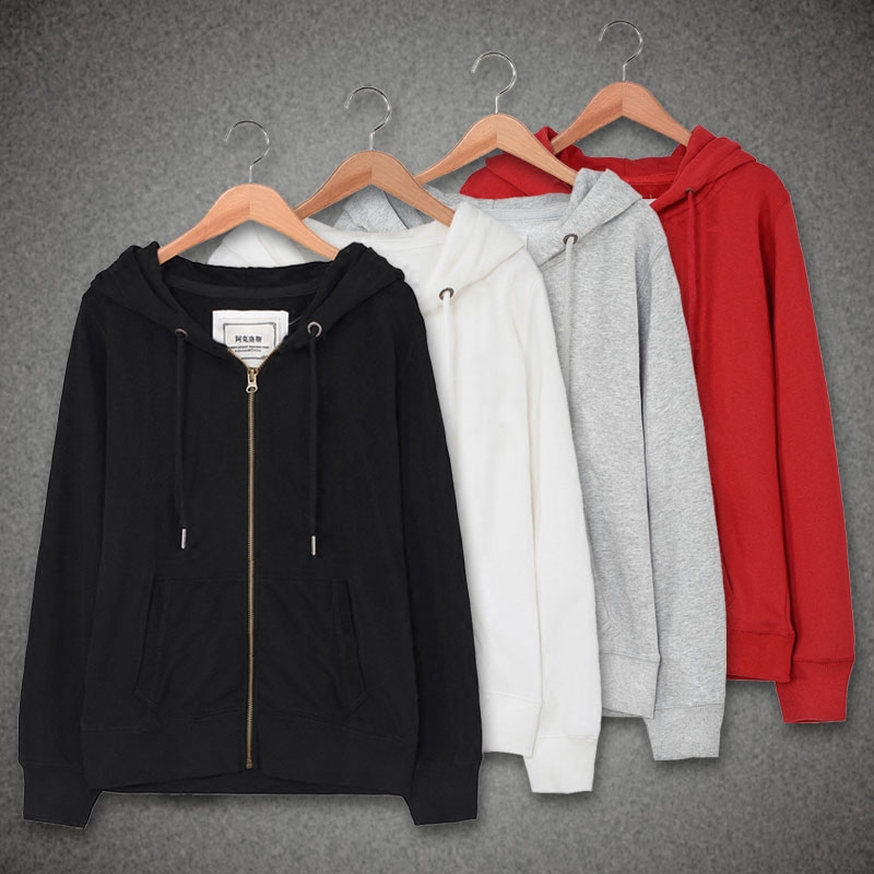 Spring and Autumn Cardigan Sweatshirt for Women, Hooded, Loose, Thin, Zip-Up Top, Women's Fleece-Lined Hoodie, Sports Casual Jacket