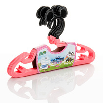 Cute mom cute cartoon childrens clothes rack Environmental protection non-slip clothes rack Wet and dry dual-use TThwo79WtR