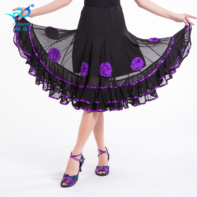 Square Dance Competition Grand Pendulum Dancing Dress Square Social Dance Halfbody Dress Dance Practice Suit Performance Grand Swing Dress