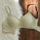 Japanese Milk Silk Seamless Underwear Wireless Women's Push Up Big Breast Reduction 3D Soft Support Sleep Bra Thin Style