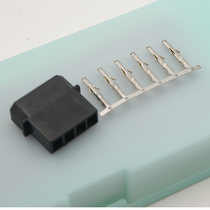 Computer case Large 4P connector Fan large 4P rubber shell