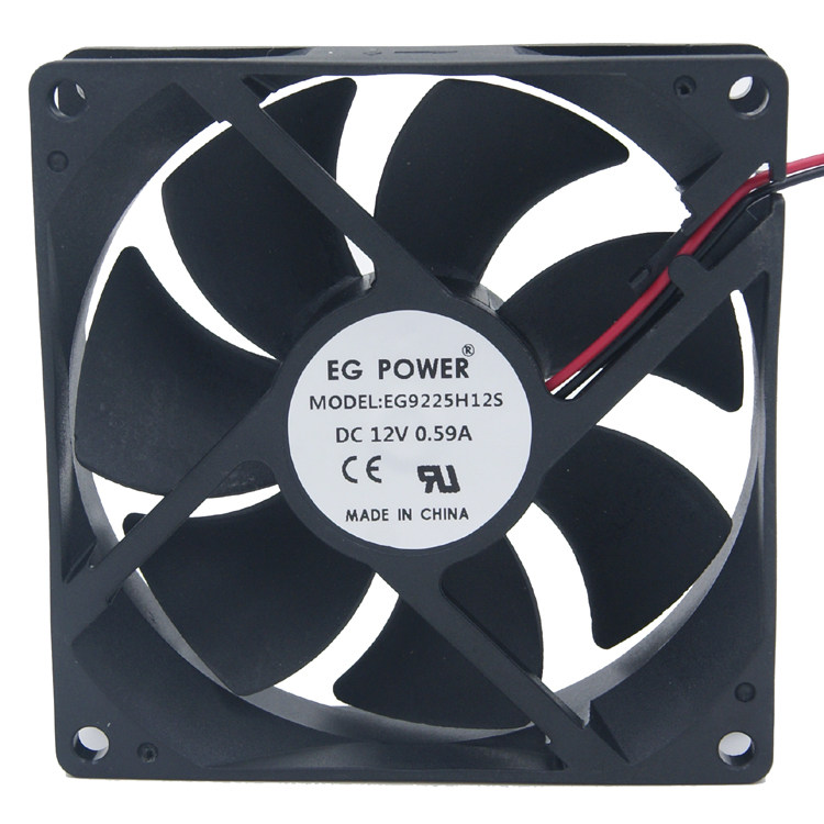 EGPOWER EG9225H12S 9 cm 12V Cooling fan Industrial fan Large wind fan