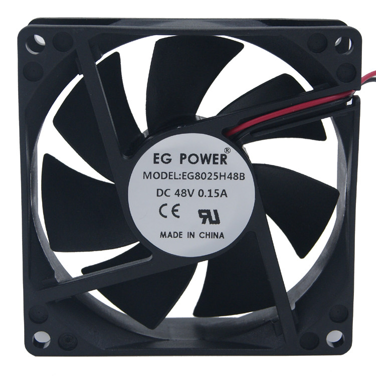EG POWER EG8025H48B 0 8 cm 8 cm DC 48v Cooling fan 8025