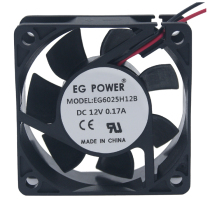 EG POWER EG6025H12B 6CM 12v double ball cooling fan industrial fan 6025