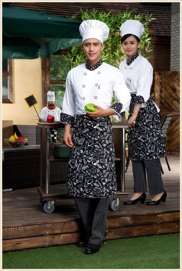 Tenue de cuisinier en coton - Ref 1911193 Image 11
