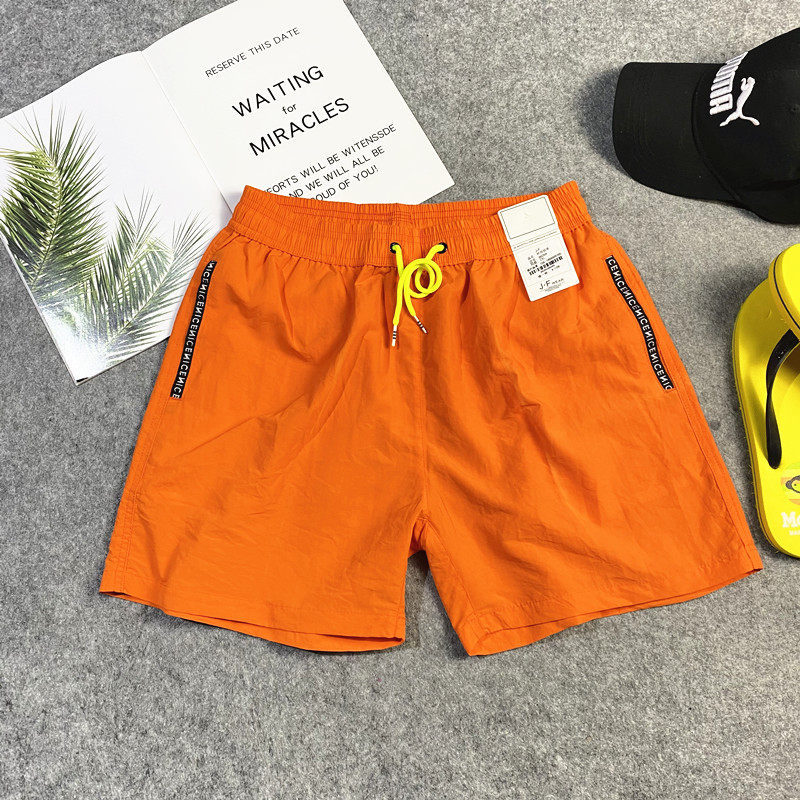 Speed Dry Shorts Women's Pure Color 50% Sports Pants Summer Thin Section Badminton Pants Tennis Ping-pong Pants Men Beach Pants Seaside