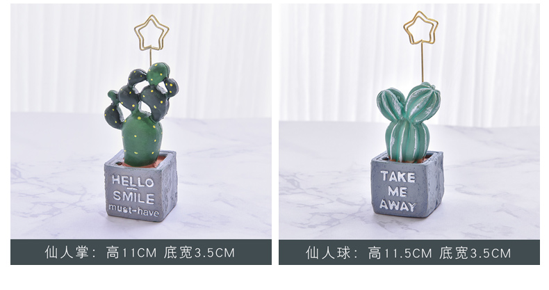 Sáng tạo phim hoạt hình xương rồng thực vật thư mục ảnh máy tính tin nhắn thư mục chủ thẻ kinh doanh bưu thiếp ghi chú clip trang trí dcor shop phụ kiện trang trí nhà đẹp
