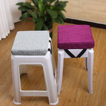 Square stool plastic stool cushion Square clothing factory cushion Childrens extra thick sponge cushion breathable fart cushion stool cushion