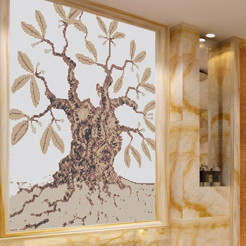 Стеклянная мозаичная зеркало кристаллическая плитка фоновая стена Стена Переписание Туалетная стена Фоновая стена плитка ktv