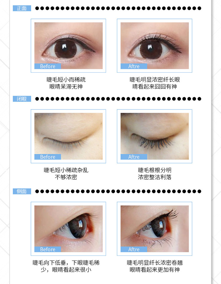 Mascara Tăng trưởng Lông mi dạng lỏng Không thấm nước Curl dài Lông mi Nuôi dưỡng Lông mày Tăng trưởng Chất lỏng Trang điểm mắt dày chuốt mascara maybelline