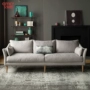 Sofa vải kết hợp căn hộ nhỏ đôi ba phòng ngủ trang trí phòng khách hiện đại tối giản sofa cao su Bắc Âu - Ghế sô pha sofa góc giá rẻ