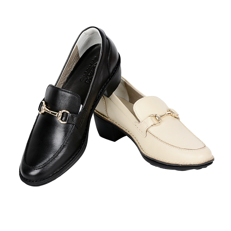 Yalex 2023 Autumn New Fashion Casual Wear-Resistant Slip-On Chunky Heel Women's Shoes Wa231303