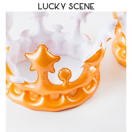 Надувная забавная корона, воздушный шар, детская тиара, детская одежда