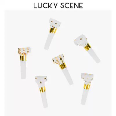 (Auspicious props) bronzing Dragon whistling birthday party party wedding funny children toy creative gifts