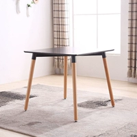 Квадратный водонепроницаемый стол, обеденный стол Eames, кофейный, скандинавский, простой, модный, из цельного дерева, обеденный стол, домашний компьютерный стол