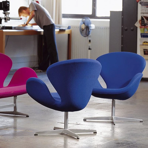 Лебедь, ткань для гостиной, модный диван для офиса для отдыха, кофейный ноутбук