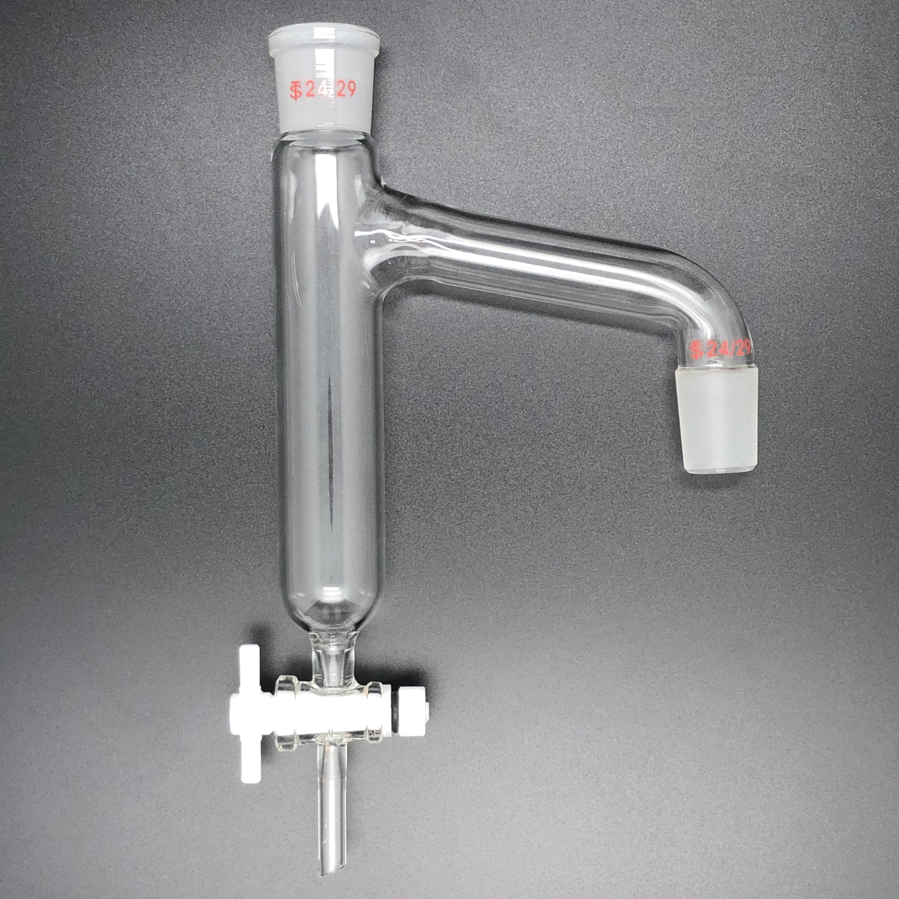油水分离器 玻璃分水器 19*2/24*2口径 玻璃活塞/四氟活塞可定做