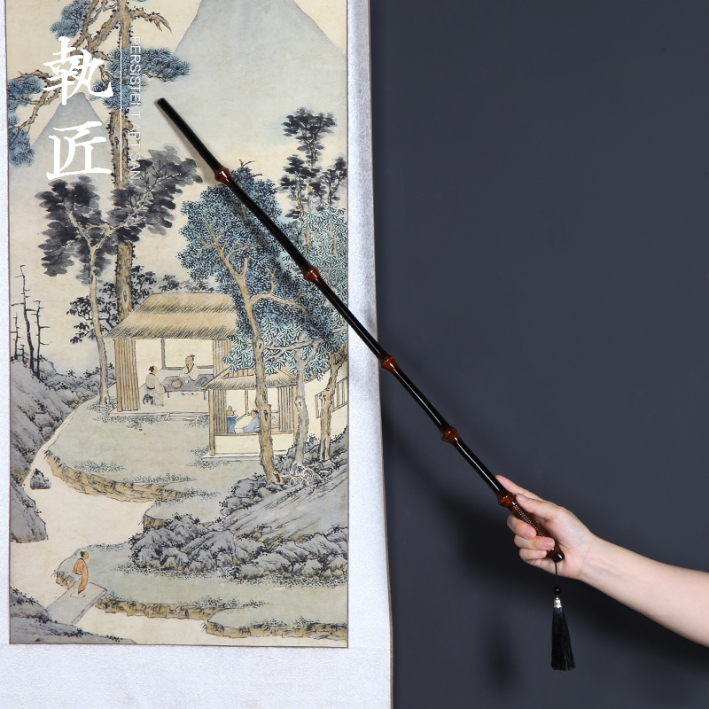 Natural Bamboo Teaching Stick, Handmade Bamboo Baton, Household Teaching Tool, Ruler for Homework, Reading Guide, Educational Bamboo Stick
