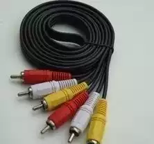 AV line 1 5 meters six-head line Lotus head line red, white and yellow line independent packaging