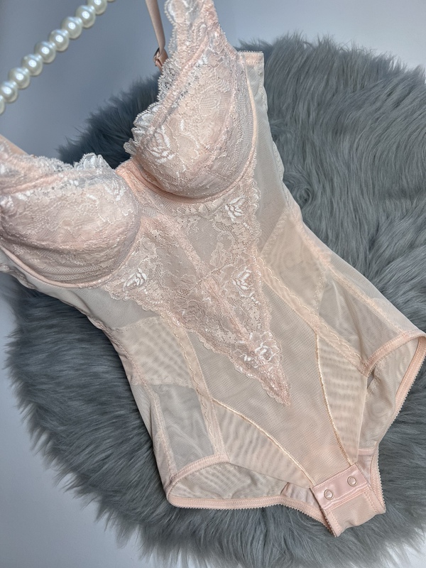 Japanese-Style Summer Thin Shapewear Bodysuit with Gathering Effect, Waist Cinching, Body Shaping, Tummy Control, Camisole with Underwire, Gathering Bra