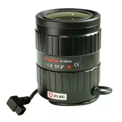 Automatic aperture zoom 4-18mm HD 3 million pixels-controlled monitoring cameras lens road surveillance camera entrance/exit C