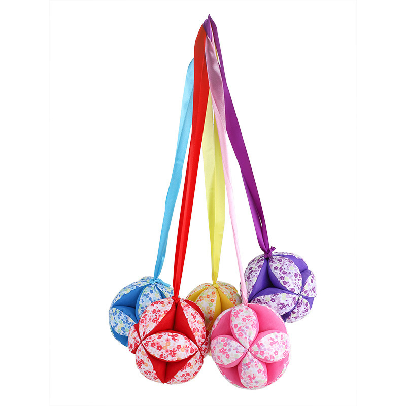 Montessori NIDO teaching aids kickering ball hand grip ball kicking ball baby bell toy hanging suspended 