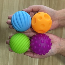 Baby Toy Touch Training Hand Grip Ball Baby Massage Senses Soft Ball Wave Ball BB Instrumental 0-3-6-12 months