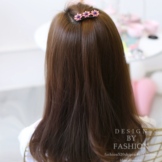 Bangs clip Hàn Quốc chải tóc chải lược màu kẹo bangs chải tóc tấm phụ kiện tóc mũ trùm đầu clip cao cấp acrylic chải đầu - Phụ kiện tóc