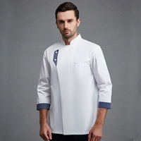 Белый джинсовый лонгслив