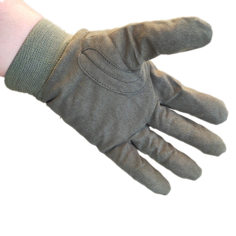 Tactical gloves army fan gloves green fleece gloves men's warm and cold-proof autumn and winter full-fingered inner gloves