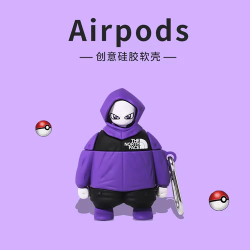 Airpods защитный крышка Airpodspro Гарниза рукава силиконовой коробки Airpod2 Apple Bluetooth Hearset Защитная крышка Universal 1 -Second -Generation Wireless Creative Mite японский iPodspro Three 3 3 Soft Shell