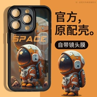 Apple, объектив, iPhone 14, чехол для телефона, iPhone12 Pro, мультяшная защитная сумка, совместимый космонавт, iphone, новая коллекция, 13promax, защита при падении, изысканный стиль, 8plus