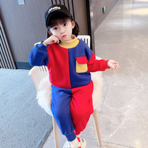 2021 Collage headsets with gushed male and female childrens baby casual pants single zzarette 100 days mandarin pants two suits