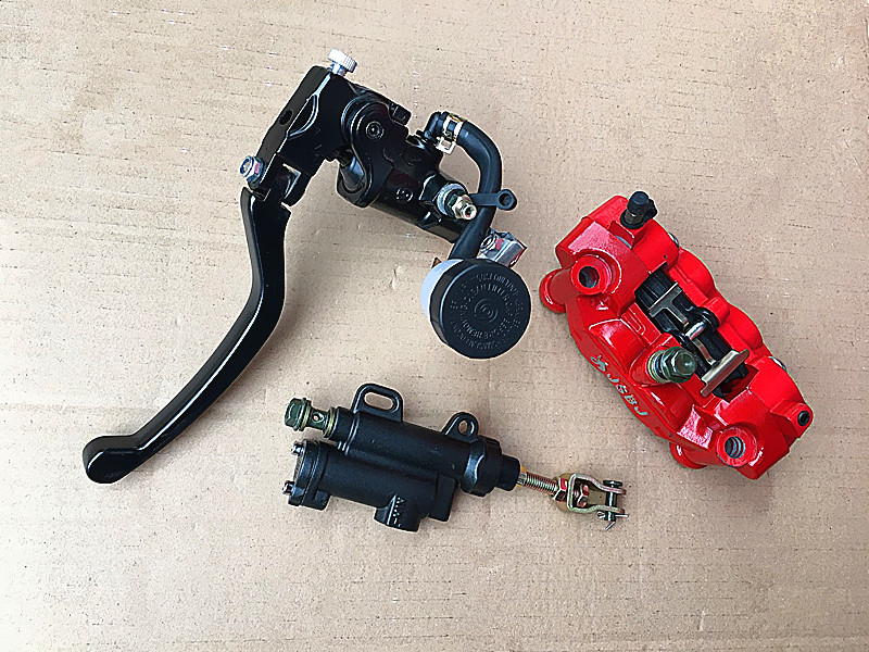 Locomotive retrofit aerobatic racing truck brake pump clutch to brake the handle hand brake foot brake foot brake pump accessories