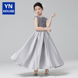 Вечернее платье, элитный наряд для музыкальных выступлений, детский костюм, наряд маленькой принцессы, подходит для подростков