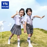 Летняя одежда для детского сада, форма для школьников, летний комплект, в британском стиле