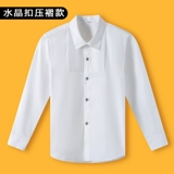 Детская хлопковая рубашка для мальчиков, флисовый лонгслив для школьников, форма