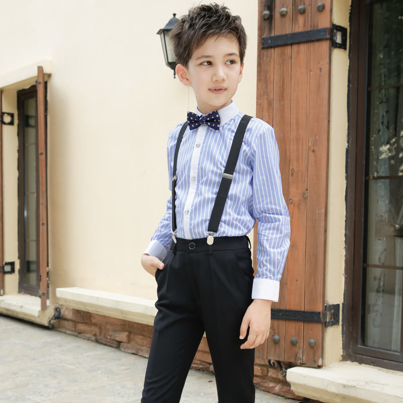 Children's Gown Boys Suit Small Host Flowers Children Cuddling Bag Pants Boy Piano Grand Chorus Performance Costumes