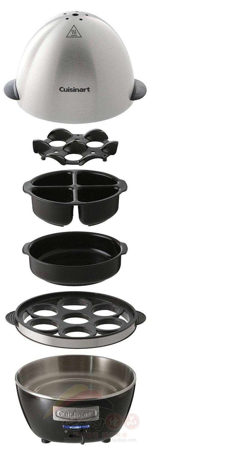 Đức trực tiếp gửi thư điện tử đa chức năng Cuisinart, trứng hấp, trứng rán hấp trứng, tự động tắt 10 miếng - Nồi trứng nồi lẩu mini siêu tốc